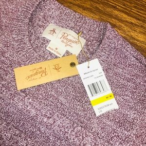 Medium Original Penguin Sweater Plum Wine w/tags